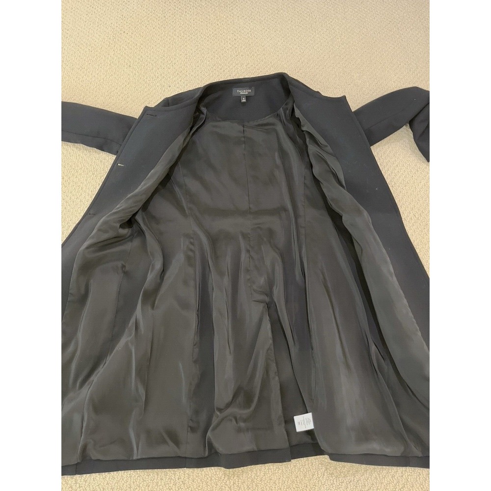 talbots women wool overcoat size 10 - Picture 7 of 10